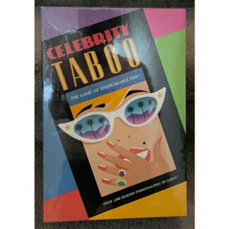 Celebrity Taboo Party Game 1991 New Front
