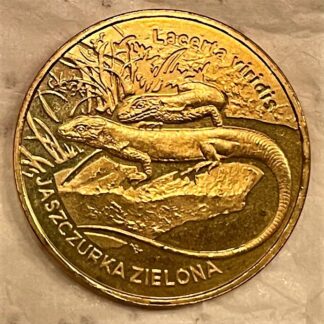 Lizard 2009 Poland Coin 2Z Uncirculated Front
