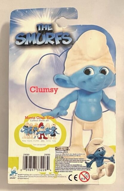 The Smurfs Clumsy Figure Grab 'Ems New Back