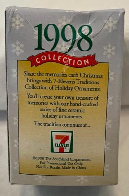 7 Eleven Traditions Ornament Santa's Best Friend New In Box Back