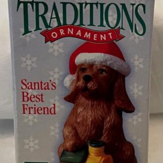 7 Eleven Traditions Ornament Santa's Best Friend New In Box Front