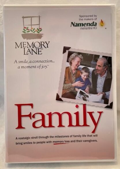 Namenda EssentiALZ Care Package New Memory Lane Family DVD Front