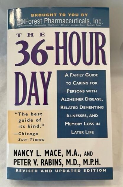 Namenda EssentiALZ Care Package New The 36 Hour Day Paperback Front