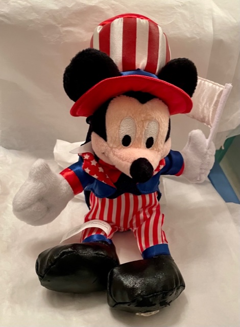 Disney Uncle Sam Mickey Plush New Front
