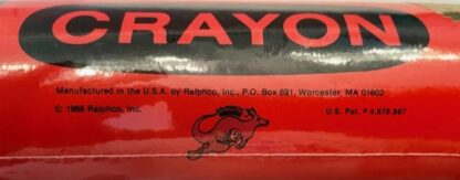 Original Ralphco Crayon Bank Red New Closeup Made in USA