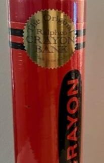 Original Ralphco Crayon Bank Red New Standing