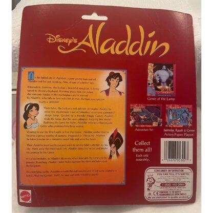 Disney Aladdin Genie Figure Set 1992 New Back