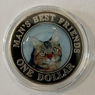 British Shorthair Cat Coin Cook Islands Front