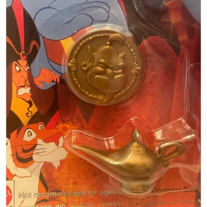 Disney Aladdin Genie Figure Set 1992 New Front Closeup of Coin and Magic Lamp