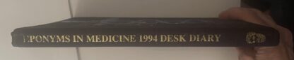 Eponyms In Medicine 1994 Desk Diary Binding