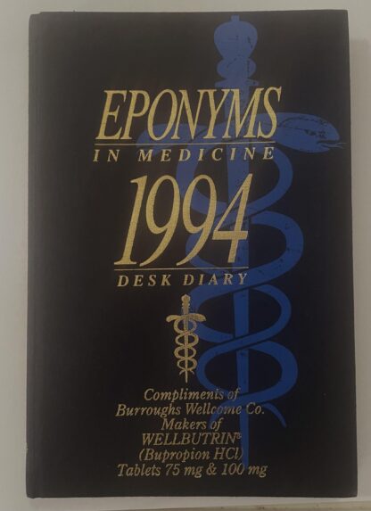 Eponyms In Medicine 1994 Desk Diary Front