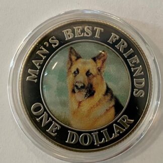 German Shepherd Coin 2003 Cook Islands Front