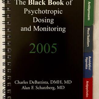 Black Book Psychotropic Dosing and Monitoring 2005 New Front