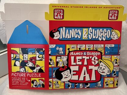 Nancy & Sluggo Vintage Paper Lunch Box New Side 1