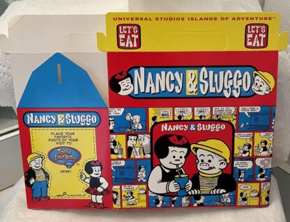 Nancy & Sluggo Vintage Paper Lunch Box New Side 2
