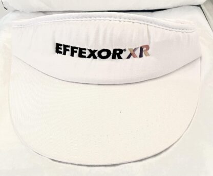 Effexor XR White Visor New Front