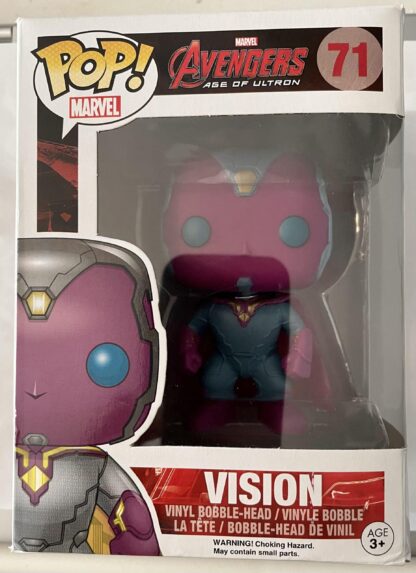 Marvel Vision Pop Funko #71 New In Box New In Box Front