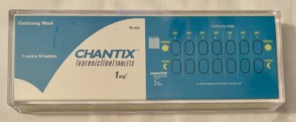 Chantix Pfizer Acrylic Paperweight Front