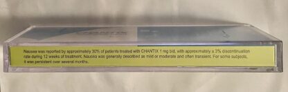 Chantix Pfizer Acrylic Paperweight Bottom